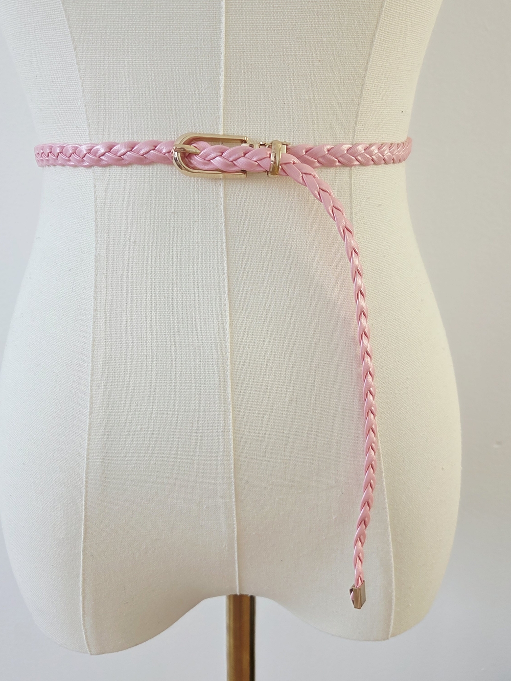 Pink Braided Belt - Picture 5 of 8